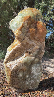 Fluorite and Jasper Fountain in a landscape setting